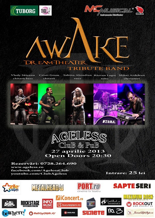 Concert Awake (Tribut Dream Theater) in Bucuresti